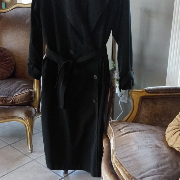 Women's Long totes Jacket with Belt - Picture 3 of 6